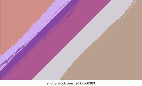 ABSTRACT BACKGROUND WITH SHAPES MESSY BRUSH PASTEL BLUE ORANGE BROWN PURPLE COLORFUL DESIGN VECTOR TEMPLATE FOR WALLPAPER, COVER DESIGN