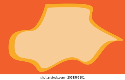 abstract background with abstract shapes. orange background. autumn background