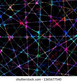 Abstract background of shapes with rounded corners. Vector