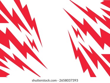 Fundo abstrato com seta afiada padrão de ziguezague de cor e com alguma área de espaço de cópia