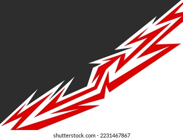 Abstract background with sharp arrow line pattern and with some copy space area