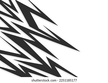 Abstract background with sharp arrow line pattern and with some copy space area