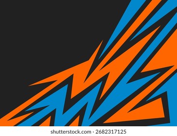 Fundo abstrato com padrão de linha de seta afiada e com alguma área de espaço de cópia