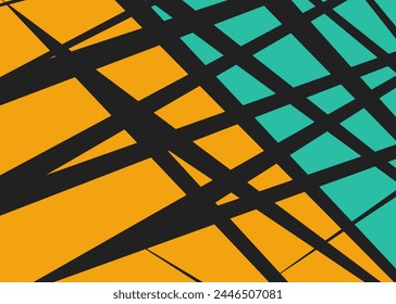 Abstract background with sharp overlapping zigzag line pattern and with some copy space area