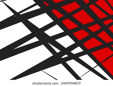 Abstract background with sharp overlapping zigzag line pattern and with some copy space area