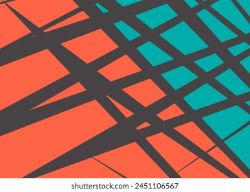 Abstract background with sharp overlapping zigzag line pattern and with some copy space area
