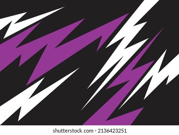Abstract background with sharp and zigzag line pattern and with some copy space area