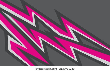 Abstract background with sharp and zigzag line pattern