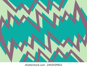 Abstract background with sharp zigzag line pattern and with some copy space area
