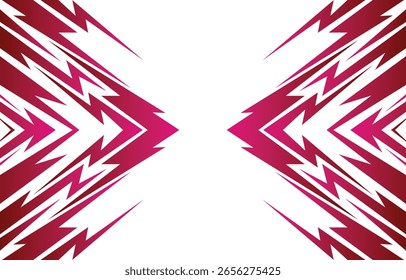 Abstract background with sharp and zigzag sport pattern and with some copy space area