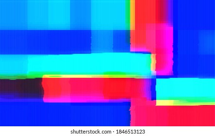 Abstract background of shattered glitch texture. Vector illustration.