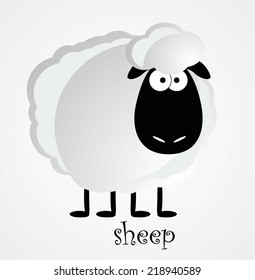 Abstract background, sheep