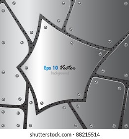 Abstract background with shield