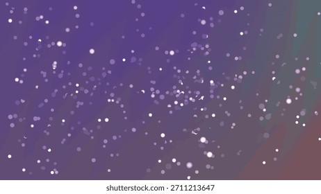 Fondo Abstractas con partículas de luz brillante flotando en un espacio de gradiente púrpura, Abstractos Twirls Partículas, stock de Regalías.