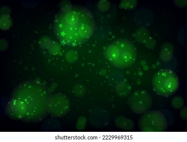 The abstract background shines, shimmers, sparkles with starlight. Mystical lighting. Vector illustration