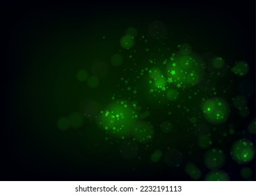 The abstract background shines, shimmers, sparkles with starlight. Mystical lighting. Vector illustration