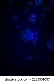 The abstract background shines, shimmers, sparkles with starlight. Mystical lighting. Vector illustration