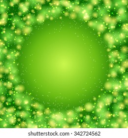 Abstract background shining light frame. Festive design template for card, poster, greeting, invitation, wallpaper, web design
