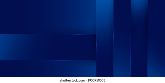 Fondo abstracto líneas de rayas azules brillantes con iluminación. Ilustración del vector
