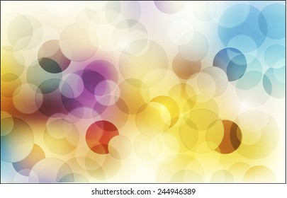 abstract background with shiny circles