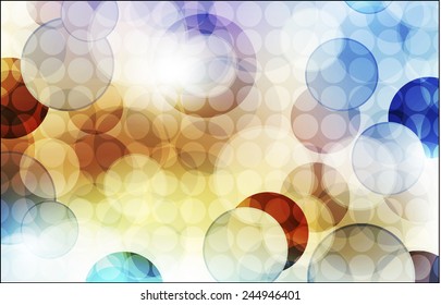 abstract background with shiny circles