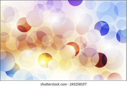 abstract background with shiny circles