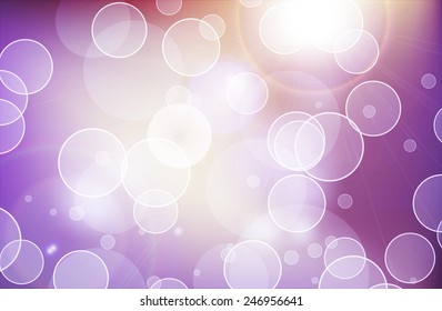 abstract background with shiny circles