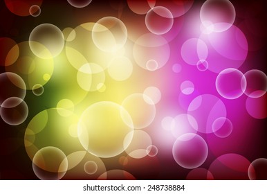 abstract background with shiny circles