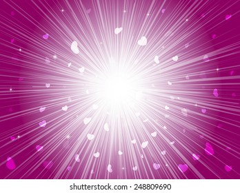 abstract background with shiny circles