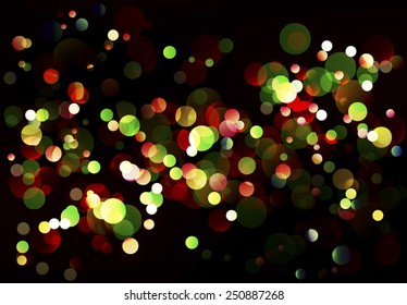 abstract background with shiny circles