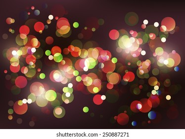 abstract background with shiny circles