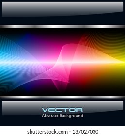 Abstract background, shiny and colorful , vector.