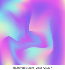 Abstract Background. Shiny Concept. Rainbow Flyer. Retro Creative Backdrop. Kawaii Light. Holographic Gradient. Purple Blur Texture. Hologram Gradient. Pink Abstract Background
