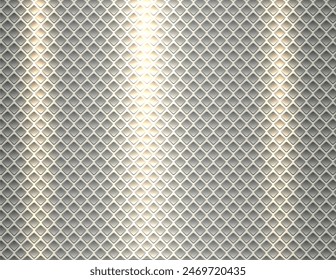 Fondo Abstractas, patrón metálico plateado brillante y elegante, Ilustración vectorial.