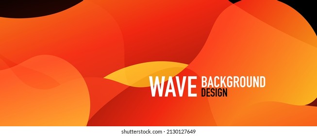 Fondo abstracto - gradientes de fluido brillante y ondas superpuestas. Ilustración vectorial para fondo de escritorio, pancarta, fondo, página de aterrizaje