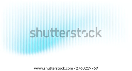 Abstract background with shiny glass ripple effect in blue and white gradient colors