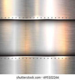 Abstract background with a shiny metal texture