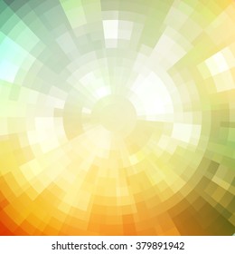 abstract background shiny mosaic pattern disco style summer color sun light poster ray sunrise