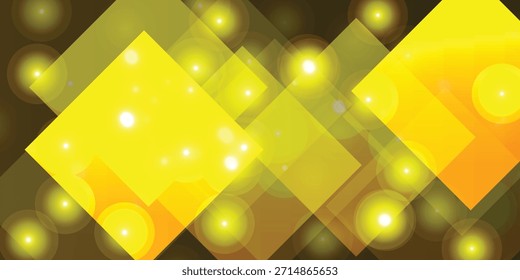 Fondo abstracto Fondo abstracto de forma cuadrada de diseño de neón brillante. Fondo decorativo de Vector. Forma geométrica de Diseño gráfico.