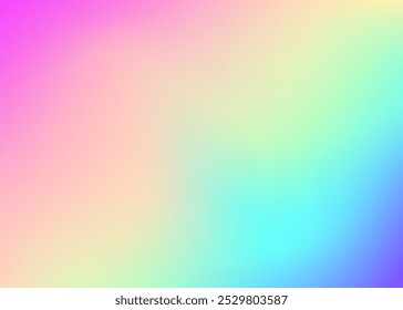 Resumo do histórico. Poster brilhante. Cosmos Light. Textura Iridescente. Textura Retrô Azul. Gradiente holográfico. Cartão Líquido. Modelo geométrico suave. Fundo Abstrato Rosa