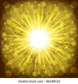 abstract background of shiny star  illustration