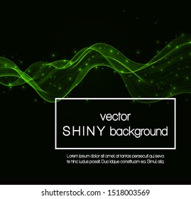 Abstract background with shiny waves
