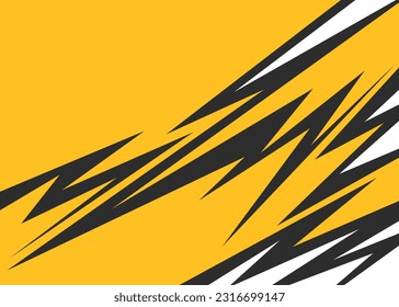 Fondo abstracto con patrón de flecha de choque y rayo y con un área de espacio de copia