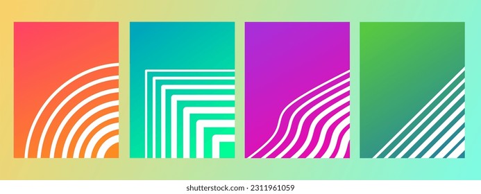 The abstract background showcases a captivating composition of four distinct shapes, each possessing its own unique characteristics