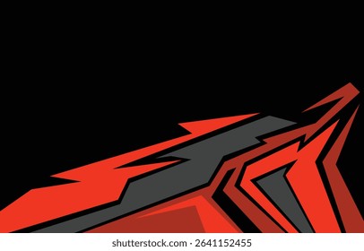 Abstract background showcasing a dynamic geometric jagged line pattern, complete with ample copy space for your content or design elements.