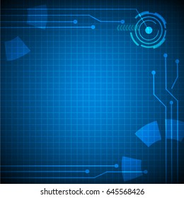 Abstract background shows the innovation of technology 