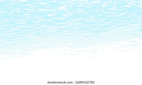 El fondo Abstractas muestra pinceladas Horizontales como el agua de color azul claro que se desvanecen en blanco, transmitiendo una sensación de calma con un diseño minimalista adecuado para fondos modernos
