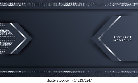 Abstract Background Silver metallic dark with glitter, for wallpaper, brochure, flyer, magazine, poster, web page, backdrop