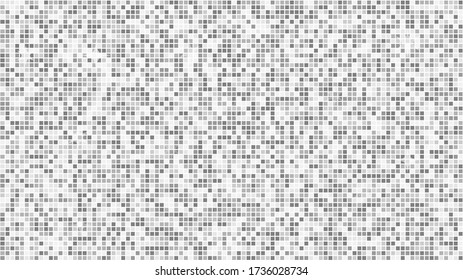 Abstract background silver mosaic. Background foil metallic texture. Festive vector illustration. Mirror mosaic vector illustration. Banner element. Party backdrop. Christmas banner. Disco decoration