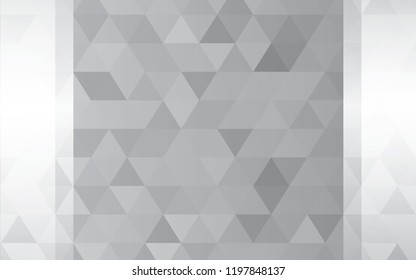 Abstract background of silver triangles